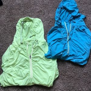 Two running jackets